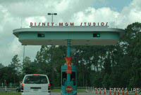 entree van de parkeerplaats